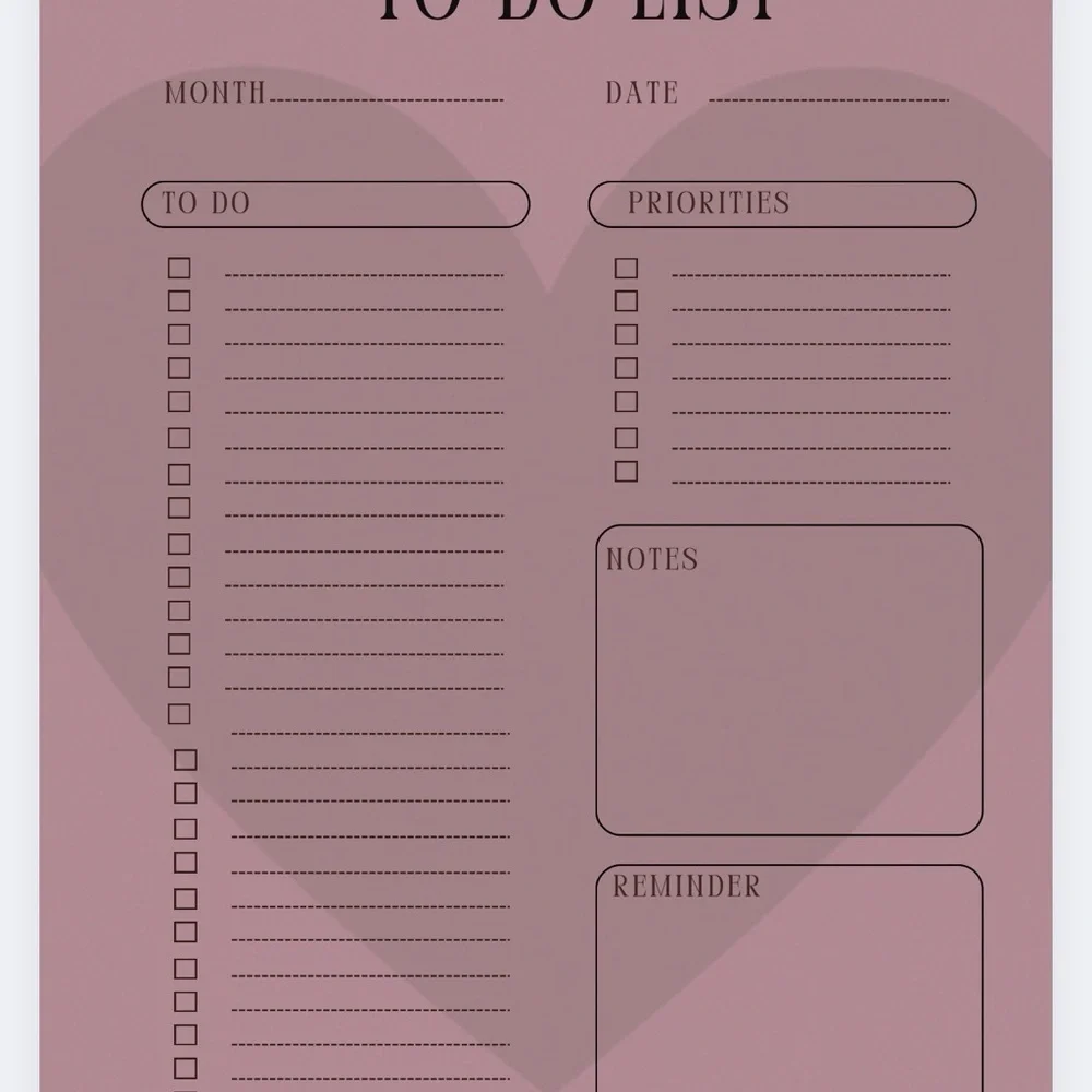 C0ACH Burgundy and Gray Planner Set